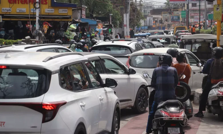 रविवार को तीर्थनगरी रही जाम से बेहाल