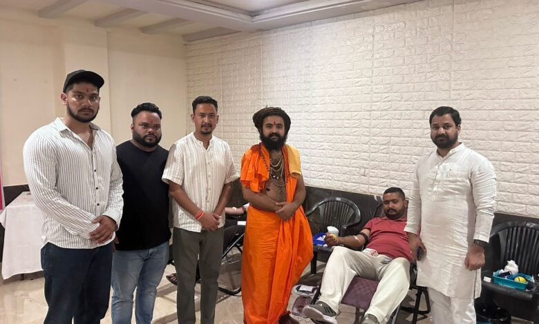 शहीद भगत सिंह की जयंती के अवसर पर रक्तदान शिविर का आयोजन शहीद भगत सिंह की जयंती के अवसर पर रक्तदान शिविर का आयोजन