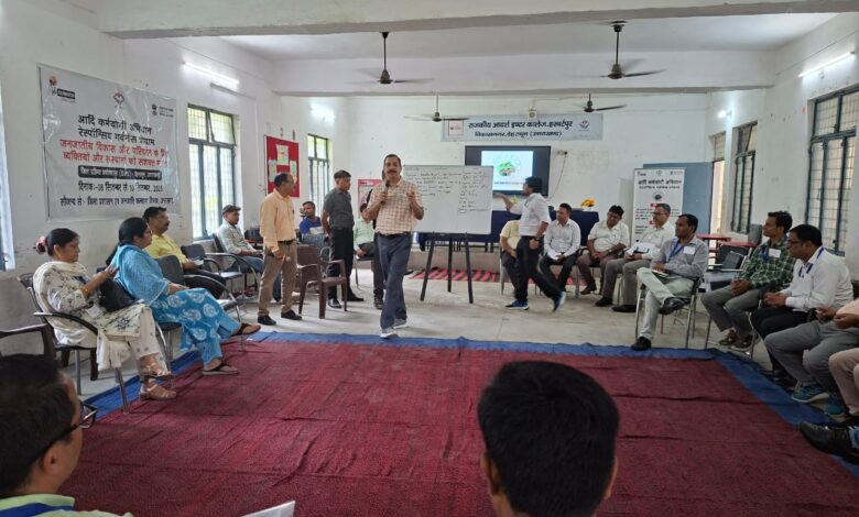 आदि कर्मयोगी अभियान के अंतर्गत हरबर्टपुर में शुरू हुई तीन दिवसीय कार्यशाला