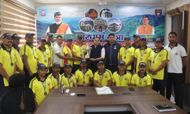 राष्ट्रीय CBRN प्रतियोगिता में SDRF उत्तराखण्ड ने हासिल किया द्वितीय स्थान