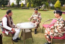 मुख्यमंत्री पुष्कर सिंह धामी से मिले डीजी आईटीबीपी