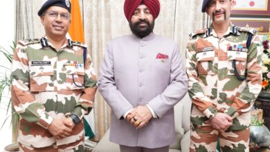 राज्यपाल से आईटीबीपी के डीजी ने की शिष्टाचार भेंट