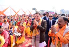 मुख्यमंत्री पुष्कर सिंह धामी ने  बालावाला में विराट हिन्दू सम्मेलन में किया प्रतिभाग