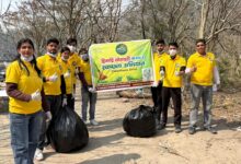 हिमाद्रि सोसाइटी ने प्रसिद्ध पर्यटन केंद्र मालदेवता में चलाया स्वच्छता अभियान