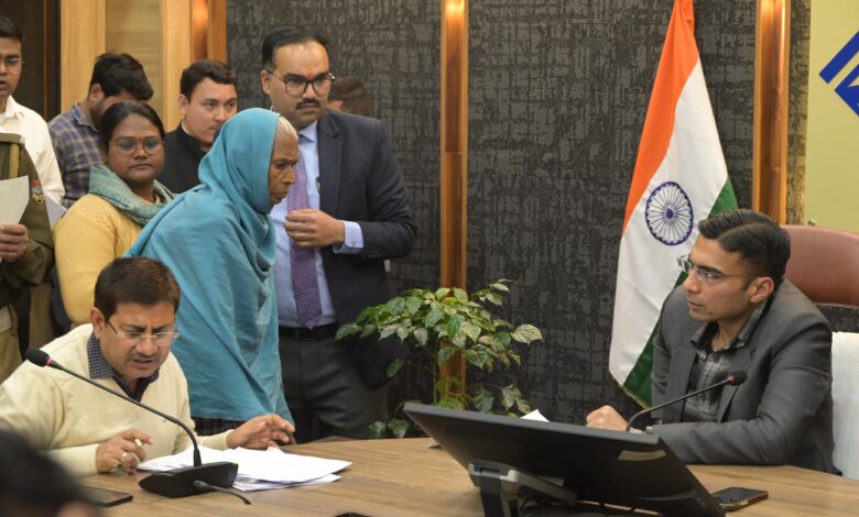 जिला प्रशासन का जनदर्शन बना जनविश्वास का मंच, सुरक्षा की गारंटी, त्वरित एक्शन