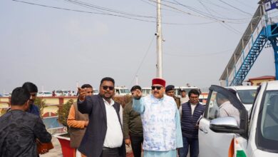 सतपाल महाराज ने बनबसा में ₹500 करोड़ की आधुनिक लैंड पोर्ट परियोजना का निरीक्षण किया, अप्रैल 2027 तक पूर्ण करने के निर्देश