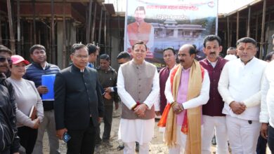 256 करोड़ की लागत से बन रहे प्रदेश के प्रथम महिला स्पोर्ट्स कॉलेज का मुख्यमंत्री श्री पुष्कर सिंह धामी ने किया स्थलीय निरीक्षण