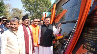 मुख्यमंत्री ने हल्द्वानी में 147 करोड़ 28.56 लाख की 40 विकास योजनाओं का लोकार्पण एवं शिलान्यास किया