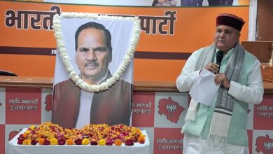 भाजपा परिवार ने विचार पत्रिका संपादक एवं वरिष्ठ पत्रकार साहित्यकार दिवंगत  ‘साकेती’ को भावभीनी श्रद्धांजली दी