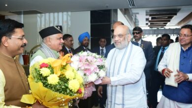 टोली बैठक मे शाह ने की संगठन के प्रमुख नेताओं से चर्चा, किया मार्गदर्शन