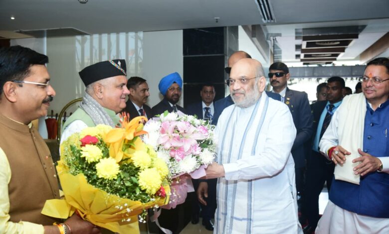 टोली बैठक मे शाह ने की संगठन के प्रमुख नेताओं से चर्चा, किया मार्गदर्शन