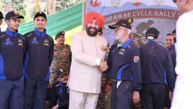 राज्यपाल ने 12 कुमाऊँ में भूतपूर्व सैनिक रैली में किया प्रतिभाग, पर्यटन व स्वरोजगार पर दिया जोर