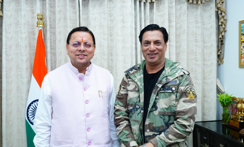 मुख्यमंत्री श्री पुष्कर सिंह धामी से फिल्म निर्माता-निर्देशक मधुर भंडारकर की मुलाकात मुख्यमंत्री श्री पुष्कर सिंह धामी से फिल्म निर्माता-निर्देशक मधुर भंडारकर की मुलाकात