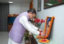 सीएम धामी ने बाबा साहेब आंबेडकर को दी श्रद्धांजलि, बताया समरस समाज का मार्गदर्शक