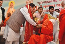 वानप्रस्थ आश्रम में आयोजित श्रीमद्भागवत कथा में पहुंचे मुख्यमंत्री पुष्कर सिंह धामी