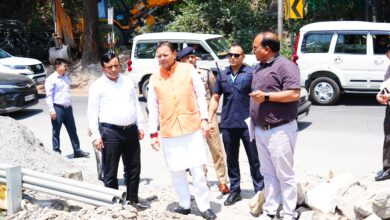 मुख्यमंत्री ने मसूरी रोड पर निर्माणाधीन पुल का किया निरीक्षण, समयसीमा में कार्य पूर्ण करने के निर्देश