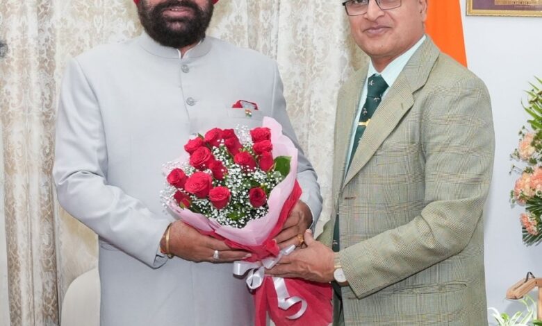 एलबीएसएनएए निदेशक ने राज्यपाल से की शिष्टाचार भेंट