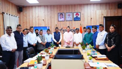 मुख्यमंत्री आवास में हिमालयी राज्यों से समन्वय और नीति निर्धारण परिषद की  बैठक सम्पन्न