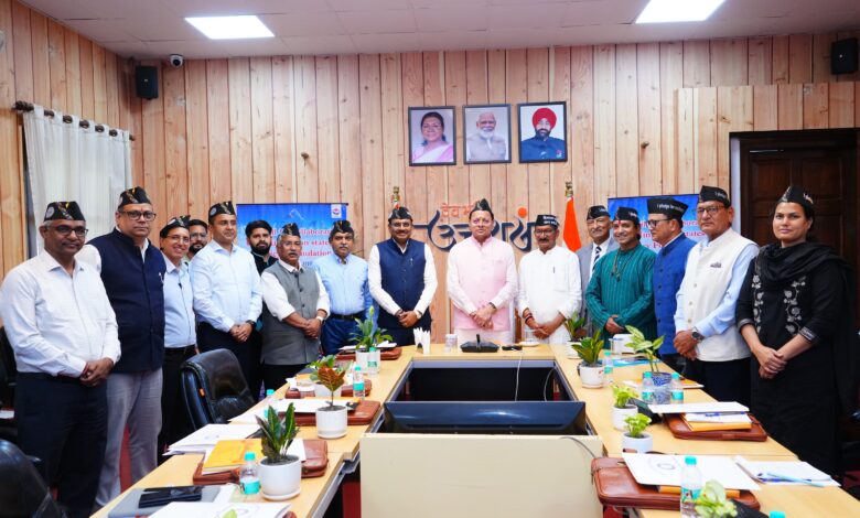 मुख्यमंत्री आवास में हिमालयी राज्यों से समन्वय और नीति निर्धारण परिषद की  बैठक सम्पन्न