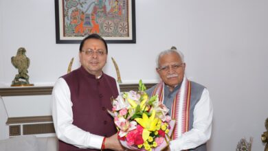 मुख्यमंत्री ने केंद्रीय विद्युत मंत्री से ऊर्जा परियोजनाओं एवं पिटकुल की एडीबी सहायतित पारेषण परियोजना पर की चर्चा