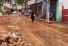 चमोली में बारिश का कहर, हाईवे बंद, बाजार में घुसा मलबा